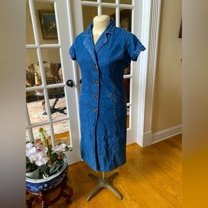 Vintage Liz Claiborne Lizwear denim dress